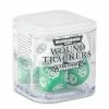 Other Warhammer 40,000 & Age Of Sigmar Wound Trackers Dice - Green/White