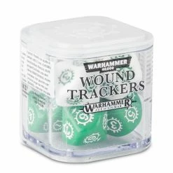 Other Warhammer 40,000 & Age Of Sigmar Wound Trackers Dice - Green/White