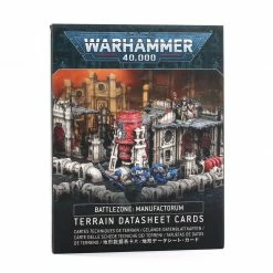 Other Miniatures Warhammer 40,000 Battlezone Manufactorum Terrain Datasheet Cards