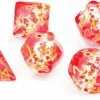 Common Ground Games Sirius Dice 7ct Polyhedral Dice Set Maple Leaf