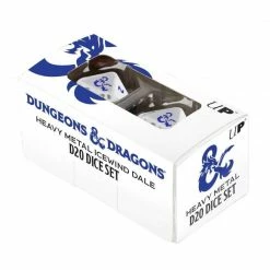 Common Ground Games Ultra Pro D&D Icewind Dale Heavy Metal 2D20 Set (18354) Dice