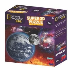 Common Ground Games Super 3D National Geographic Kids 150pc Puzzle Space Puzzles