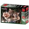 Common Ground Games Puzzles Super 3D 500pc Puzzle Cats Pounce