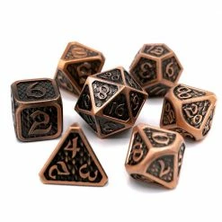 Common Ground Games Die Hard Dice Drakona Cuprum 7ct Polyhedral Set