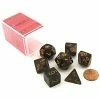Other Dice Chessex Scarab Blue Blood/Gold 7ct Polyhedral Set (27419)