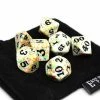 Common Ground Games Easy Roller 7ct Polyhedral Dice Set Multi Color Spray With Black