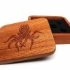 Common Ground Games Easy Roller Wooden Dice Case - Rosewood With Cthulhu