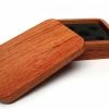 Common Ground Games Easy Roller Wooden Dice Case - Plain Rosewood