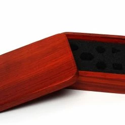 Common Ground Games Easy Roller Wooden Dice Case - Plain Padauk