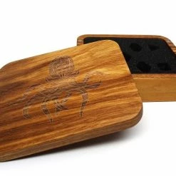 Common Ground Games Easy Roller Wooden Dice Case - Zebra With Cthulhu