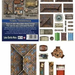 Common Ground Games RPG Battle Mats Add-On Scenery Town Trimmings