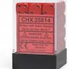 Other Chessex 12mm Opaque Red/Black 36ct D6 Set (25814) Dice