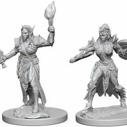Other Pathfinder Deep Cuts Unpainted Miniatures: Elf Female Fighter