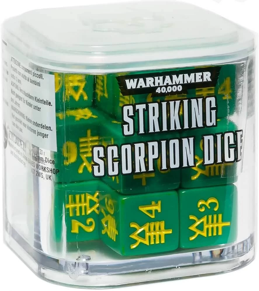 Other Warhammer 40,000 Eldar Striking Scorpion Dice