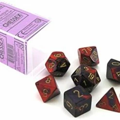 Other Chessex Gemini Purple-Red/Gold 7ct Polyhedral Set (26426)