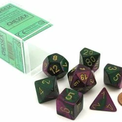 Other Chessex Gemini Green-Purple/Gold 7ct Polyhedral Set (26434)