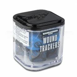 Other Warhammer 40,000 Wound Trackers Dice - Blue/Black Miniatures