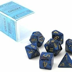 Other Chessex Scarab Royal Blue/Gold 7ct Polyhedral Set (27427)
