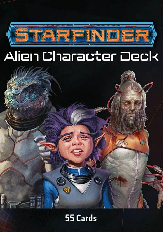 Common Ground Games Role Playing Games Starfinder RPG Alien Character Deck