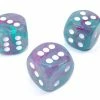 Common Ground Games Chessex Single 30mm Nebula Wisteria/White D6 (DN3045) Dice
