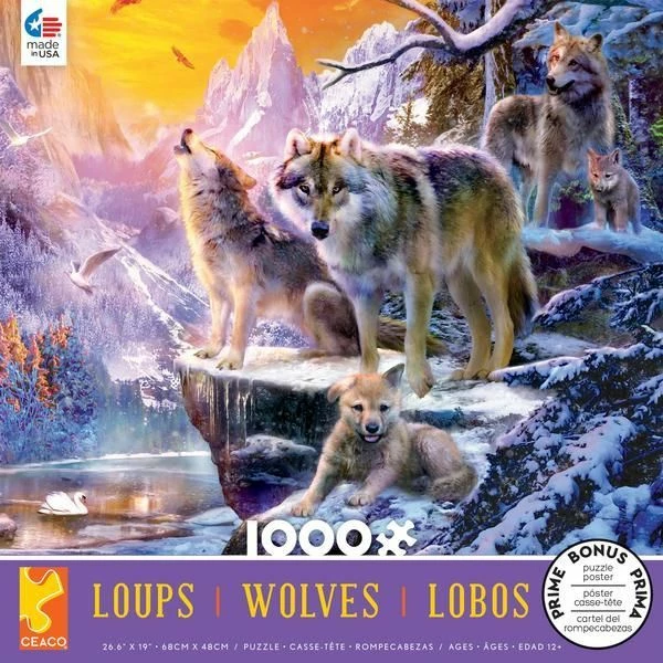 Common Ground Games Winter Wolf Family 1000pc