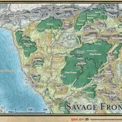 Common Ground Games D&D 5e Savage Frontier Map Role Playing Games