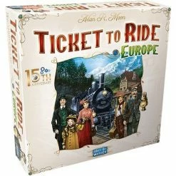 Common Ground Games Board Games Ticket To Ride Europe 15th Anniversary Edition