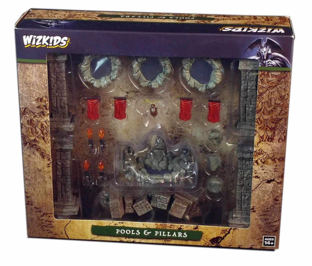Other WizKids Deep Cuts Unpainted Miniatures: Pools & Pillars