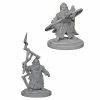 Other Pathfinder Deep Cuts Unpainted Miniatures: Dwarf Male Sorcerer Wizkids D&D/Pathfinder Miniatures