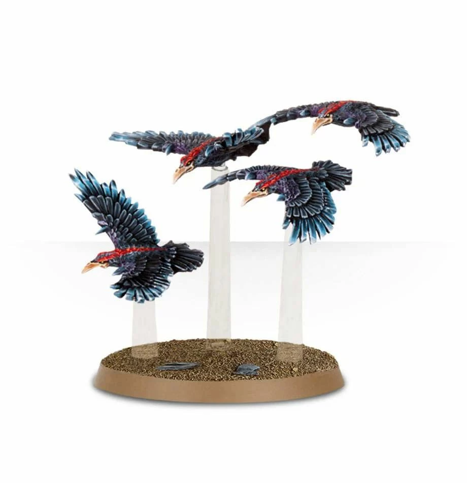 Common Ground Games Warhammer W40K Drukhari Razorwing Flock