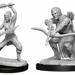 Common Ground Games Nolzur’s Marvelous Unpainted Miniatures Shifter Wildhunt Male And Female Ranger (90238)