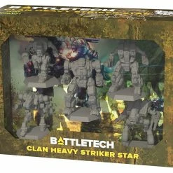Common Ground Games BattleTech: Miniature Force Pack - Clan Heavy Striker Star Miniatures