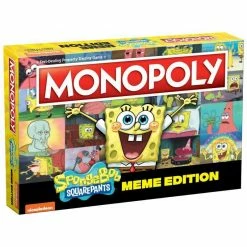 Common Ground Games Board Games Monopoly: SpongeBob Meme Ed.
