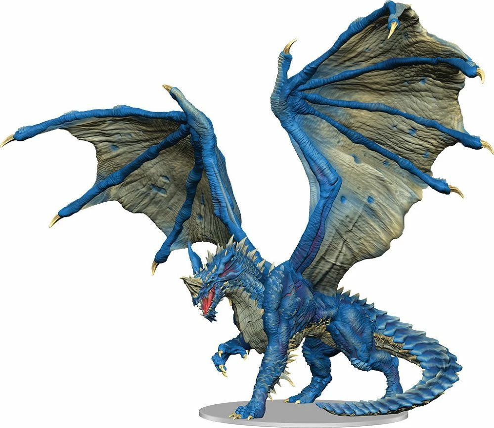 Common Ground Games Miniatures 96033 Adult Blue Dragon Premium