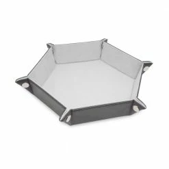 Common Ground Games BCW Hexagon Snap Dice Tray White