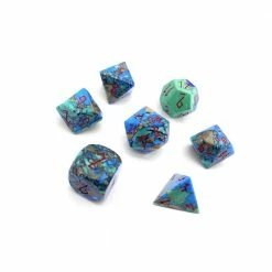 Common Ground Games Tri Color Turquoise TruStone 7c Dice