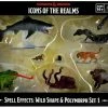 Common Ground Games Miniatures Icons Of The Realms Spell Effects: Wild Shape & Polymorph Set 1 (96046)
