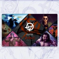 Common Ground Games Vampire The Masquerade Rivals Brujah Playmat Card Games