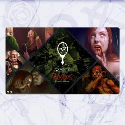Common Ground Games Vampire The Masquerade Rivals Malkavian Playmat Card Games