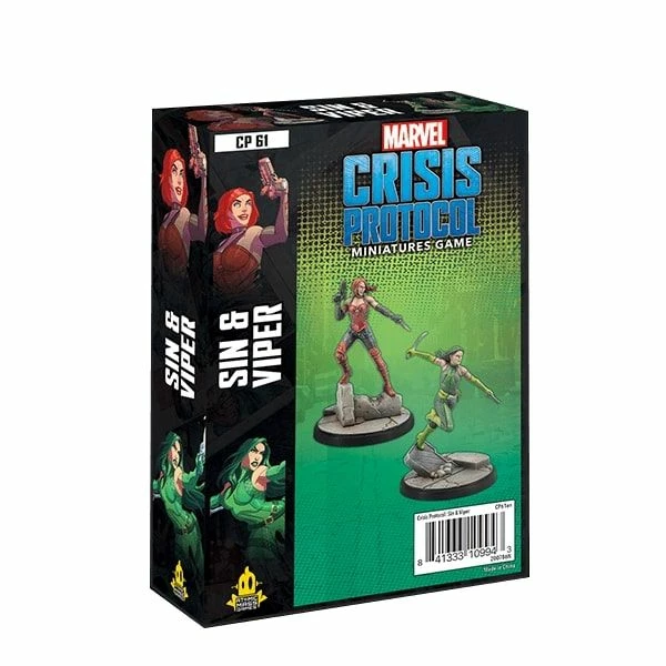 Common Ground Games Miniatures Marvel Crisis Protocol Sin & Viper
