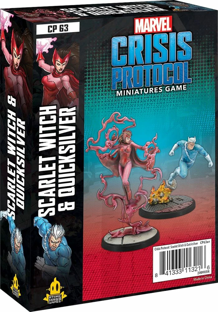 Common Ground Games Marvel Crisis Protocol Scarlet Witch & Quicksilver
