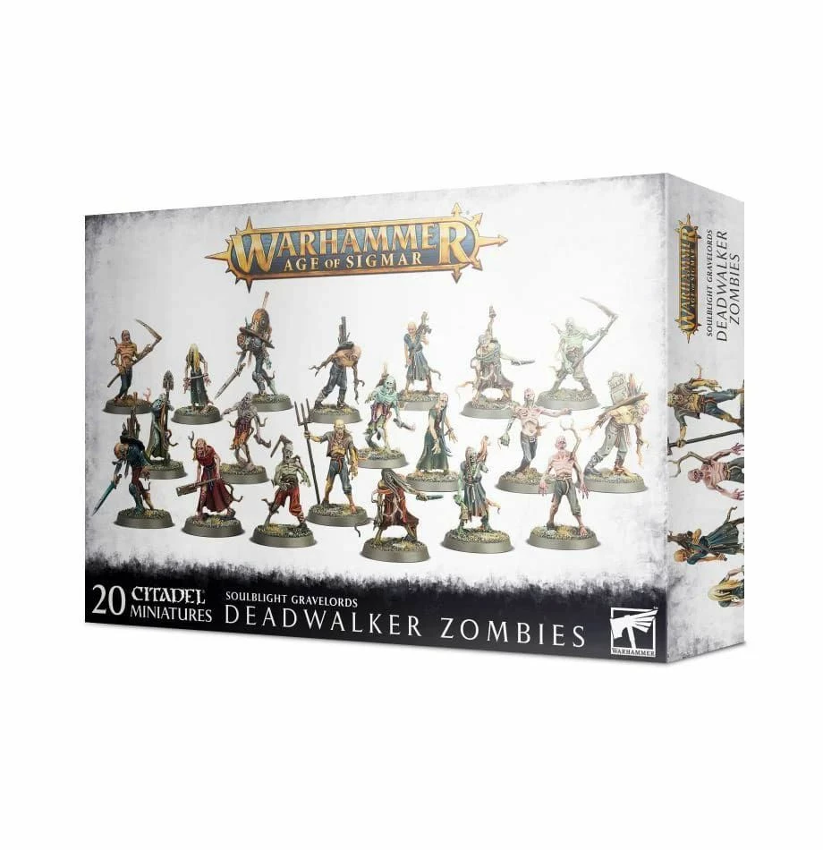 Common Ground Games Warhammer Age Of Sigmar Soulblight Gravelords Deadwalker Zombies Miniatures
