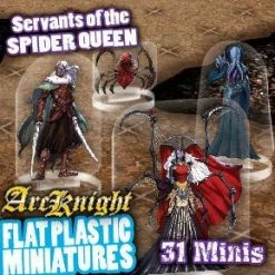 Common Ground Games Flat Plastic Minis Minis: Spider Queen's Horde