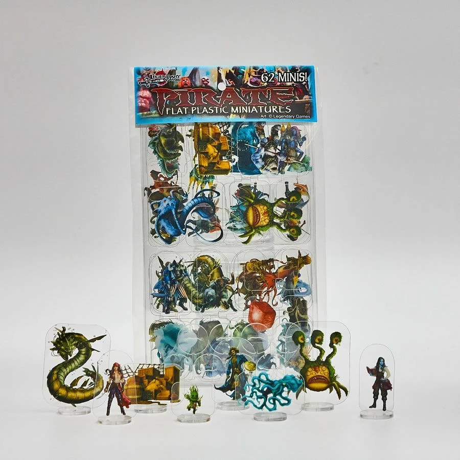 Common Ground Games Flat Plastic Miniatures: Pirates