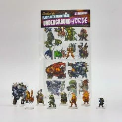 Common Ground Games Flat Plastic Miniatures: Underground Horde
