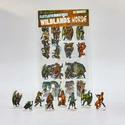 Common Ground Games Flat Plastic Miniatures: Wildlands Horde