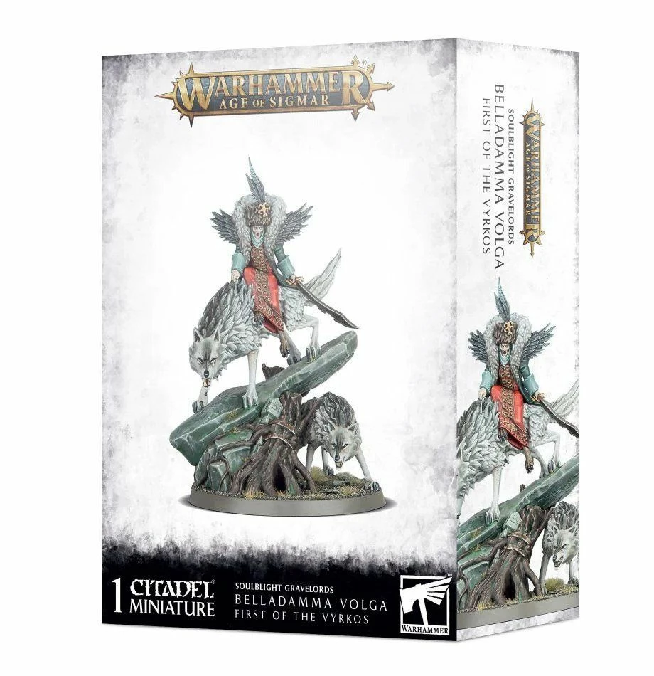 Common Ground Games Warhammer Age Of Sigmar Soulblight Gravelords Belladamma Volga, First Of The Vyrkos Miniatures