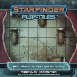 Common Ground Games Starfinder RPG Flip-Tiles Alien Planet Moonscape Expansion