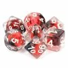 Common Ground Games Flame Skull 7ct Polyhedral Dice Set