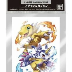 Common Ground Games Standard Card Sleeves 60ct Digimon TCG - Agumon & Gabumon
